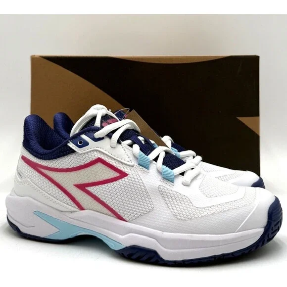 Diadora TROFEO 2 W AG PKL Women's NEW Athletic Sneaker White US Size 6.5 - Picture 1 of 11